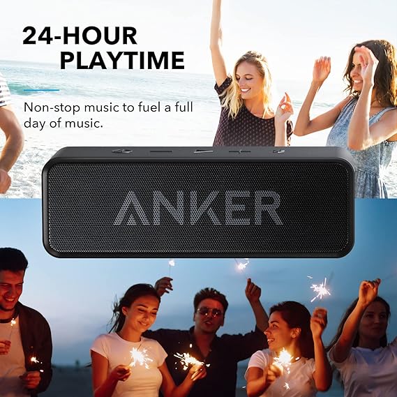 Anker Soundcore 2 Portable Bluetooth Speaker with Superior Stereo Sound